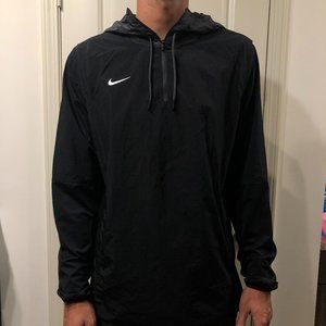 New with Tags! Nike Men's Large Black Windbreaker Pullover with Pockets